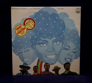 The Supremes & Temptations Very Rare Lp Together 1969 Usa 1stpress Diecut