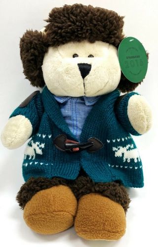 Starbucks Home For The Holidays Christmas Bearista Teddy Bear Barista 2016