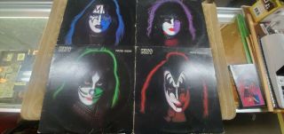 Kiss,  4 Solo Albums,  Gene Simmons,  Paul Stanley,  Ace Frehley,  Peter Criss