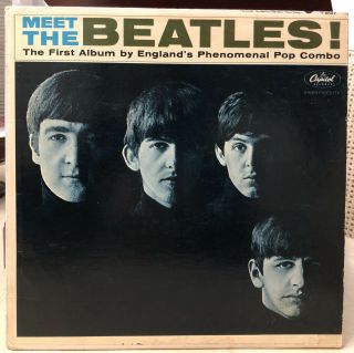Meet The Beatles 1st Album T - 2047 Orginal Record Lp Vinyl Mono