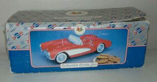 Vintage Enesco Boxed 1956 Chevrolet Corvette Cookie Jar