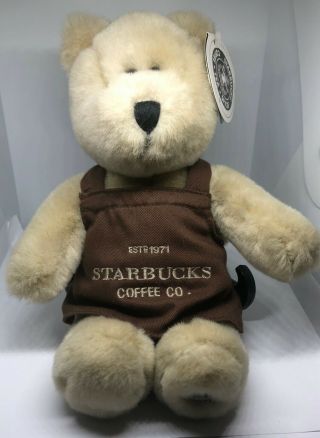 Starbucks 2003 Limited Edition Bearista Bear Plush Pikes Place Market W Tag