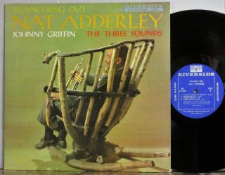 Nat Adderley Branching Out Mono Nm Johnny Griffin Gene Harris & The Three Sounds