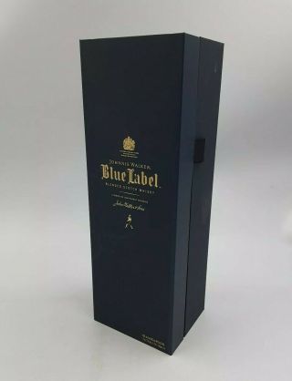Johnnie Walker Blue Label Blended Scotch Whiskey Box / Bottle Hard Case Box Only