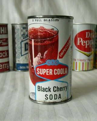 C&c Coola Black Cherry Soda Flat Top Can