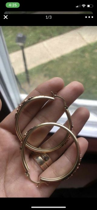 Earrings Gold 14 K