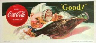 10x 1953 Coca - Cola Sprite Boy Advertising Ink Blotters Not Reprint 2