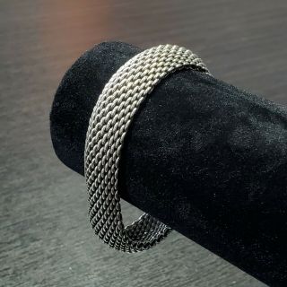 Tiffany & Co.  925 Sterling Silver Chain Link Bracelet / Bangle.