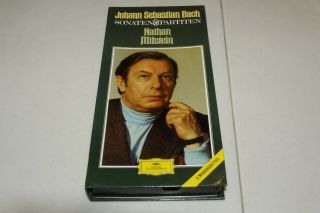 Nathan Milstein Bach Sonatas And Partitas Dg Stereo 3 Cassette Box Set 3371 030