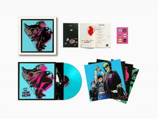 Gorillaz The Now Now Deluxe Box Set Lp (2018) Blue Vinyl Damon Albarn Blur