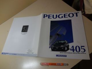 Peugeot 405 Japanese Brochure 2000/04? 15d