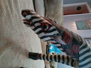 Zebra wood foot stool 2