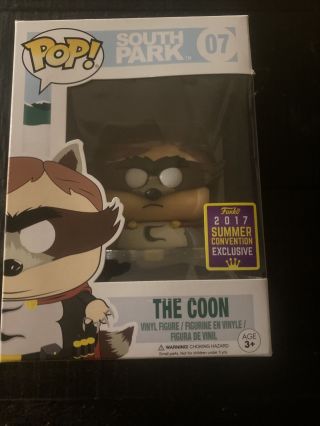 Funko Pop The Coon 07 Sdcc 2017 Summer Convention Exclusive South Park