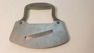 Acme Stainless Steel Dough Cutter Cheese Slicer Green Cast Iron Handle Vintage