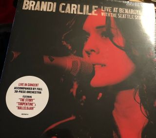 Brandi Carlile “live At Benaroya Hall” Still In Plastic Lp,  Record W/sticker