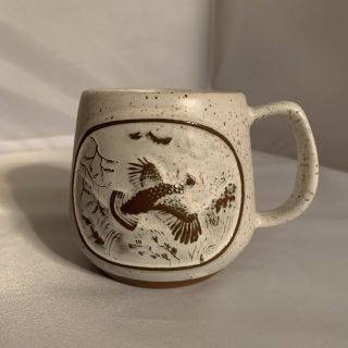 Onion River Pottery Stoneware Coffee Mug Tea Cup Duck Bird