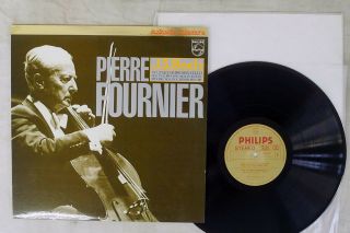 Pierre Fournier J.  S.  Bach Unaccompaniedd Cello Philips 30pc - 12 Japan Vinyl Lp
