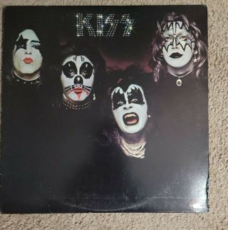 Kiss Self Titled 1974 1st Pressing Nblp 7001 Kissin Time