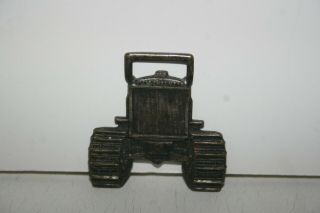 Vintage Allis Chalmers Tractor Division Metal Pin Belt Buckle Medallion 8