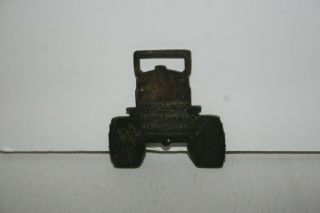 Vintage Allis Chalmers Tractor Division Metal Pin Belt Buckle Medallion 8 2