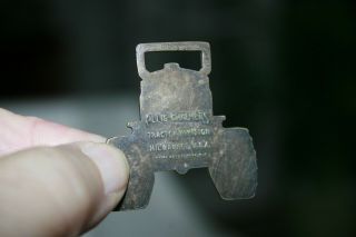 Vintage Allis Chalmers Tractor Division Metal Pin Belt Buckle Medallion 8 3
