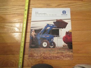 Holland Tractor Ford Front End Loaders Dealer Sales Brochure