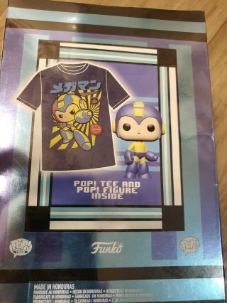 Pop And Tee: Retro Mega Man T - Shirt - Xl
