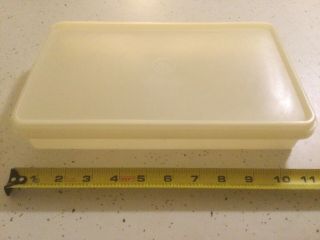 Vintage Tupperware Deli Lunch Meat Container Keeper Clear Sheer W/lid - (794 - 8)
