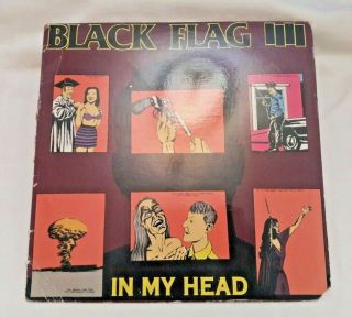 Black Flag - In My Head Lp Sst Records 1985 Descendents Circle Jerks