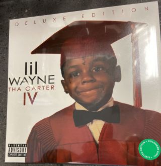 Lil Wayne Tha Carter Iv 4 Deluxe Edition Colored Vinyl Record  2 Discs