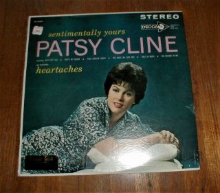 Patsy Cline Vintage " Sentimentally Yours " Lp W She 