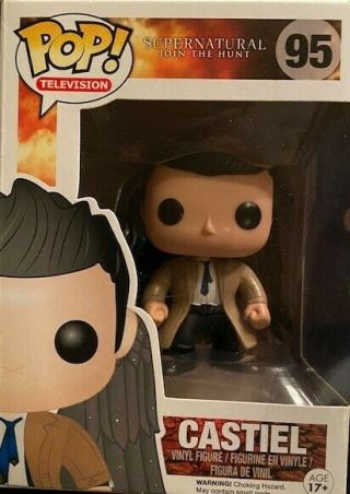 Funko Pop Television Supernatural Castiel With Wings 95 Rare