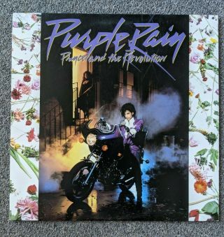 Prince And The Revolution Purple Rain 1984 Vintage Vinyl Record,  Poster