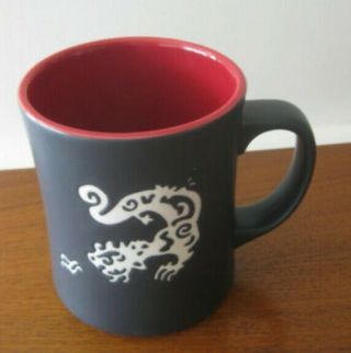 Starbucks Komodo Dragon Blend Mug 2011 Year Of The Dragon Black Bone China 16 Oz