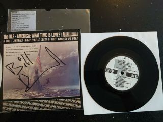 The Klf America: What Time Is Love? 7 " 1992,  Signed Bill Drummond
