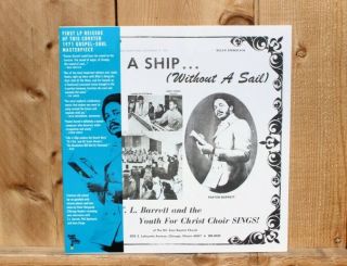 Pastor T.  L Barrett & The Youth For Christ Choir Like A Ship Vinyl Lp Rare Lita