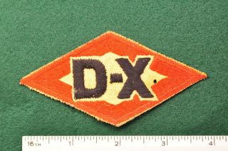 Vintage D - X Cloth Patch Gas Advertising