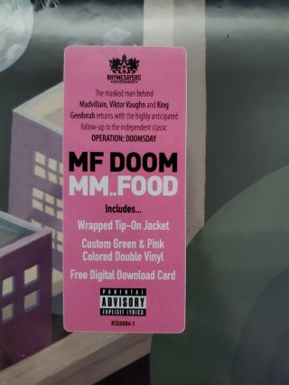 1 MF DOOM MM FOOD pink and green vinyl 2