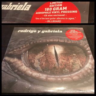 Rodrigo Y Gabriela S/t 180 Gram Lp/cd Vinyl 1st Press - Latin Rock Flamenco