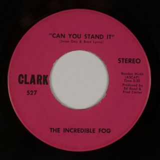 The Incredible Fog: Can You Stand It? Us Clark Virginia Garage Psych 45 Hear