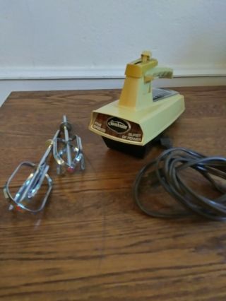 Vintage Sunbeam Mixmaster 5 Speeds Hand Held Mixer