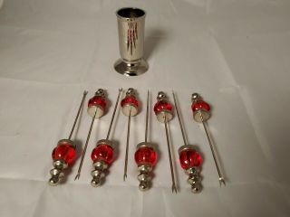 Red Glass Beads Hors D 