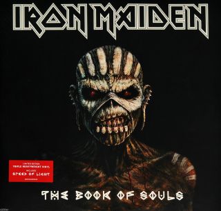 IRON MAIDEN - THE BOOK OF SOULS,  ORG 2015 EU LIMITED EDITION vinyl 3LP, 2