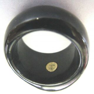 WW 14K Gold Black Onyx HUGE Blinding Ice Topaz Ring Size 5 3