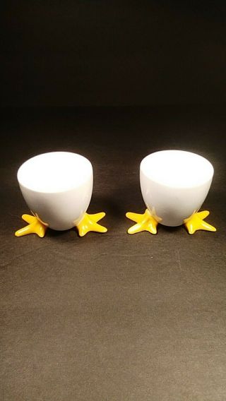 BIA Cordon Bleu Porcelain Chicken Feet Egg Cup,  Set of 2 3