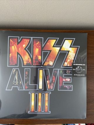 Kiss - Alive Iii 3 180g Double Vinyl Lp Record 2014 Hard To Find Htf