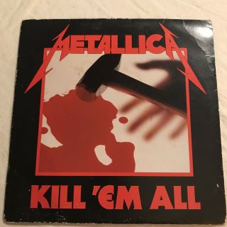 Metallica Kill Em All Vinyl 1983