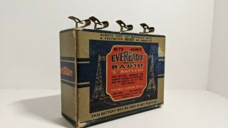 Vintage Eveready Radio C Battery No 771 National Carbon Co.  4 1/2 Volts