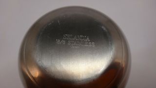 Vintage Selandia Baby Child Cup Stainless Steel 18/8 Repousse Teddy Bears 3