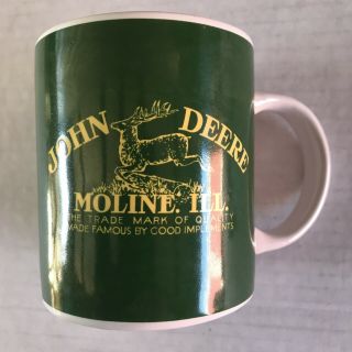 John Deere Coffee Mug Cup 11 Oz Moline Illinois Tractor Green Licensed By Gibson